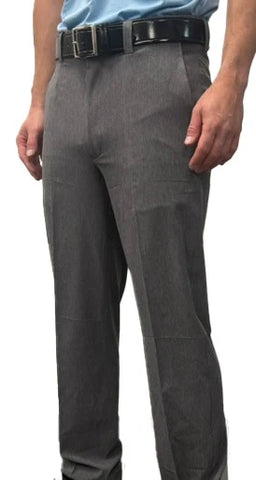 BBS364CG -Men's Smitty "FLAT FRONT" Expander Base Pant - Lightweight - Tapered - Charcoal Grey