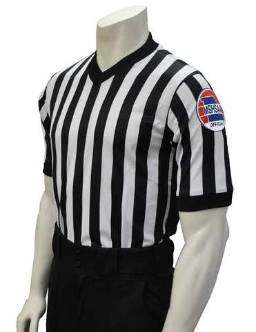 USA201MO- Smitty USA - Dye Sub Missouri Basketball V-Neck Shirt with Side Panel
