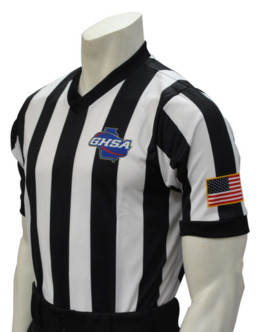 USA220GA-607- Smitty USA - "Body Flex" Dye Sub Georgia Basketball V-Neck