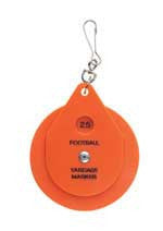 ACS537-Orange Plastic Disc Chain Clip