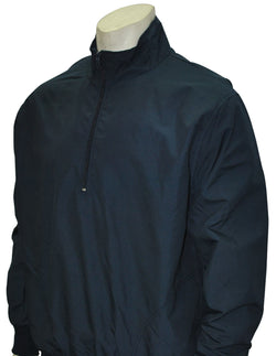 BBS321-Solid Navy Half Zip Umpire Pullover - Available in Navy Only