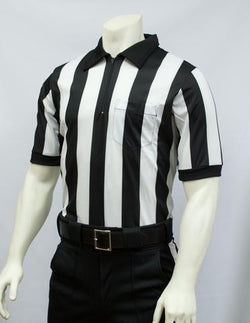 FBS117E-Smitty 2" Stripe Elite Performance Interlock Short Sleeve Shirt