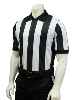 FBS137E- Smitty 2 1/4" Stripe Performance Interlock Short Sleeve Shirt