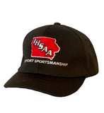 IA304 - IHSAA-Smitty - 4 Stitch Flex Fit Umpire Hat - Available in Black and Navy