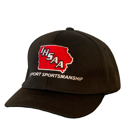 IA304 - IHSAA-Smitty - 4 Stitch Flex Fit Umpire Hat - Available in Black and Navy