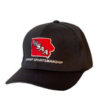 IA306 - IHSAA-Smitty - 6 Stitch Flex Fit Umpire Hat - Available in Black and Navy