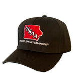 IA308 - IHSAA-Smitty - 8 Stitch Flex Fit Umpire Hat - Available in Black and Navy