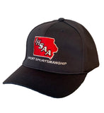 IA308 - IHSAA-Smitty - 8 Stitch Flex Fit Umpire Hat - Available in Black and Navy