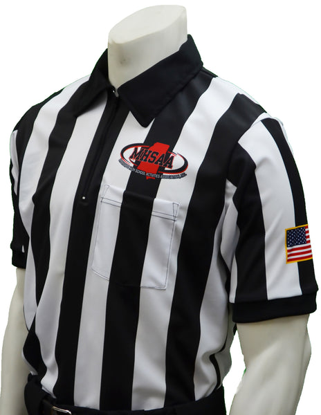 USA180MS-607- Smitty USA - Body Flex Dye Sub Mississippi Football Short Sleeve Shirt
