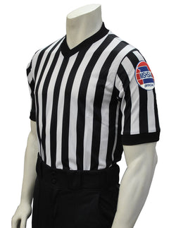 USA201MO-607- Smitty USA - Body Flex Dye Sub Missouri Basketball V-Neck Shirt with Side Panel
