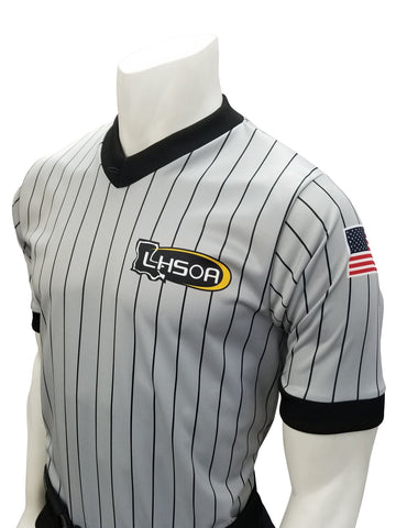 USA205LA-607 - Smitty "Made in USA" - Body Flex Short Sleeve Wrestling V-Neck Shirt