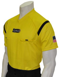 USA900LA YW-Dye Sub Louisiana Yellow Soccer Short Sleeve Shirt