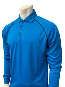 VBS401-BB - Smitty "Made in USA" - Men's Long Sleeve Volleyball Shirt "BRIGHT BLUE"