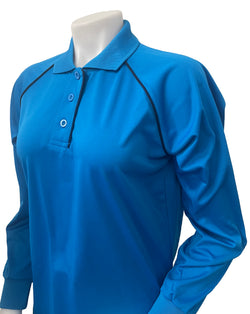 VBS403-BB - Smitty "Made in USA" - Women's Long Sleeve Volleyball Shirt "BRIGHT BLUE"