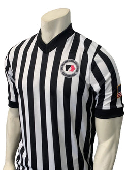 USA201-607IGU- Smitty USA - Dye Sub Body Flex IGHSAU Basketball V-Neck Shirt w/ Side Panel